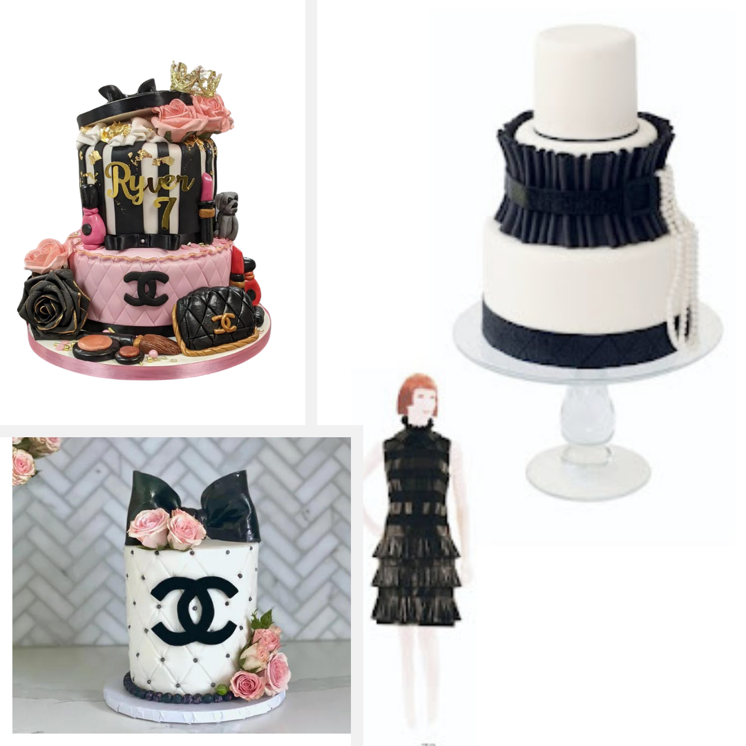 Trendy Chanel Cakes: Dessert Delits ispirato alla passerella Torta ispirata alla passerella