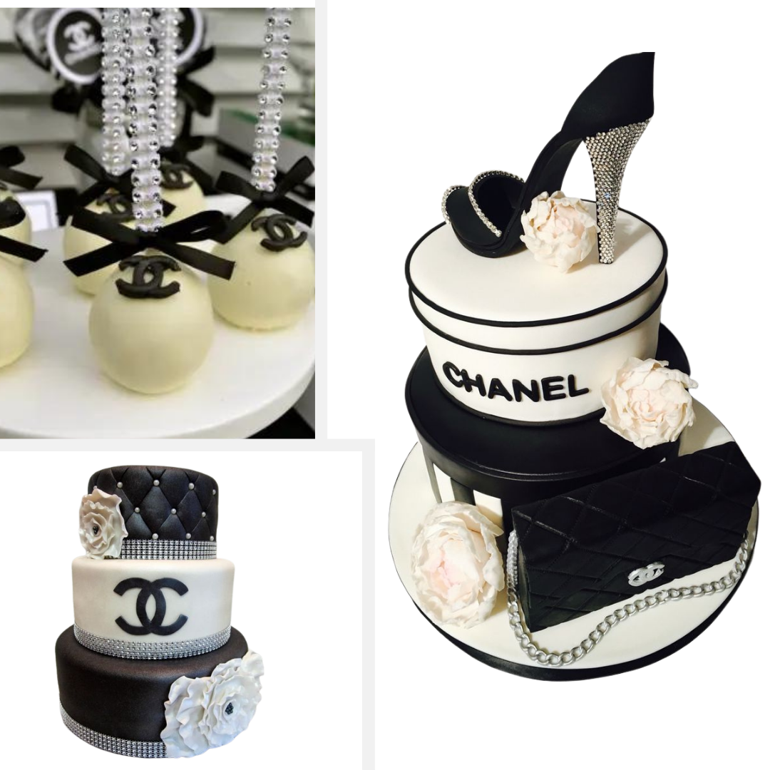 Trendy Chanel Cakes: Runway-Inspired Dessert Delights Crystal-Embellished Cake