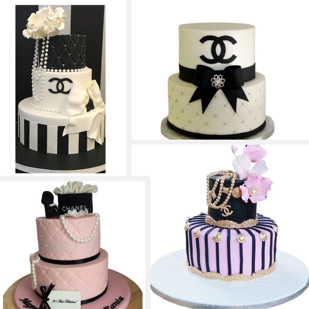 Trendy Chanel Cakes: Runway-Inspired Dessert Delights Crystal Ballroom Chandelier Cake