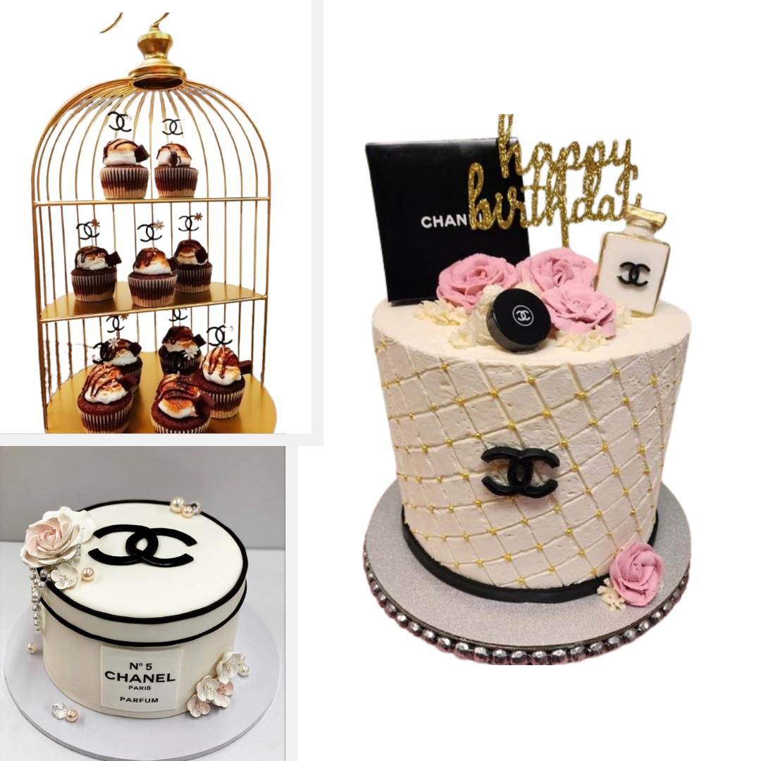 Trendy Chanel Cakes: dessert ispirato alla passerella Delits Gilded Cage Cake