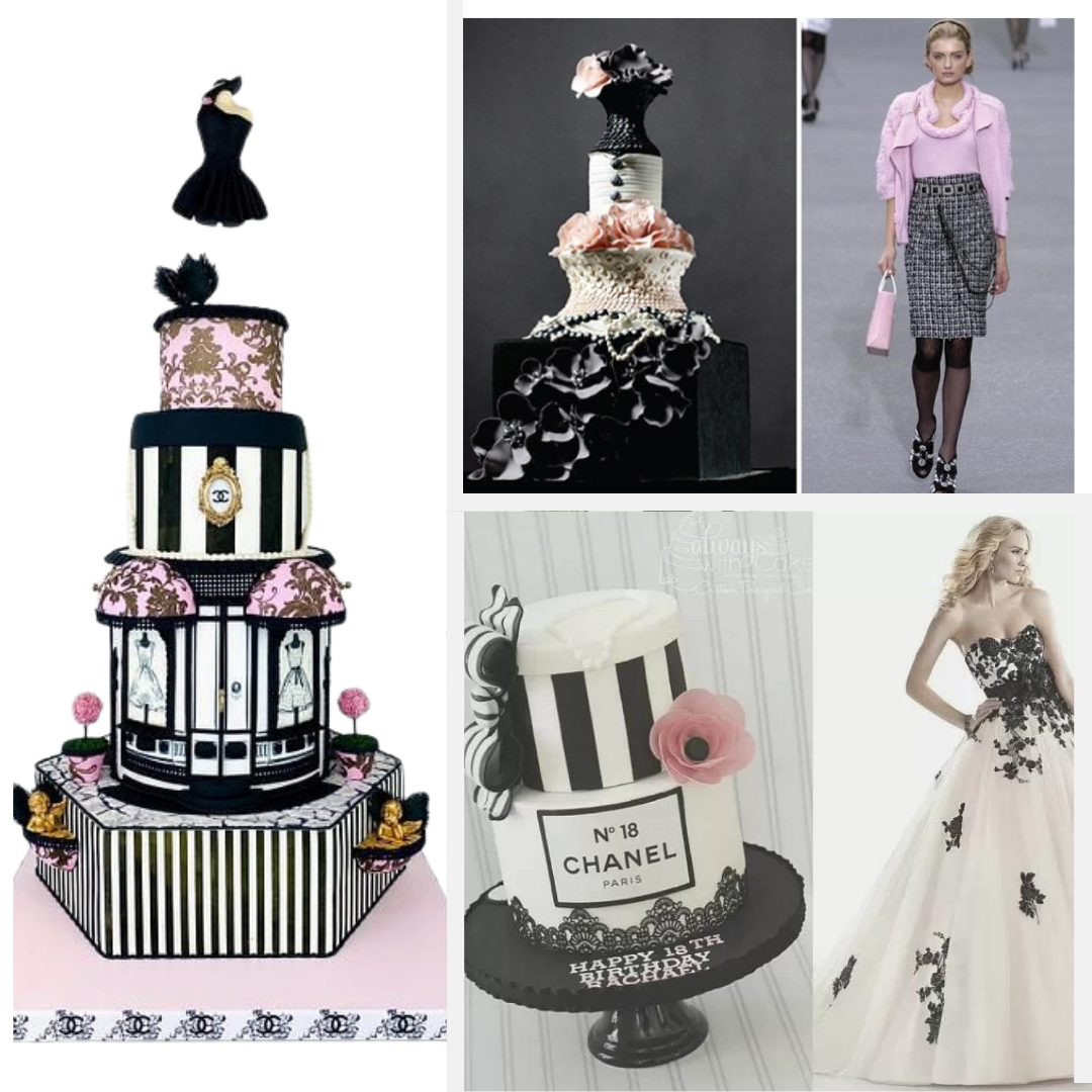Trendy Chanel Cakes: Runway-Inspired Dessert Delights Haute Couture Dress Cake