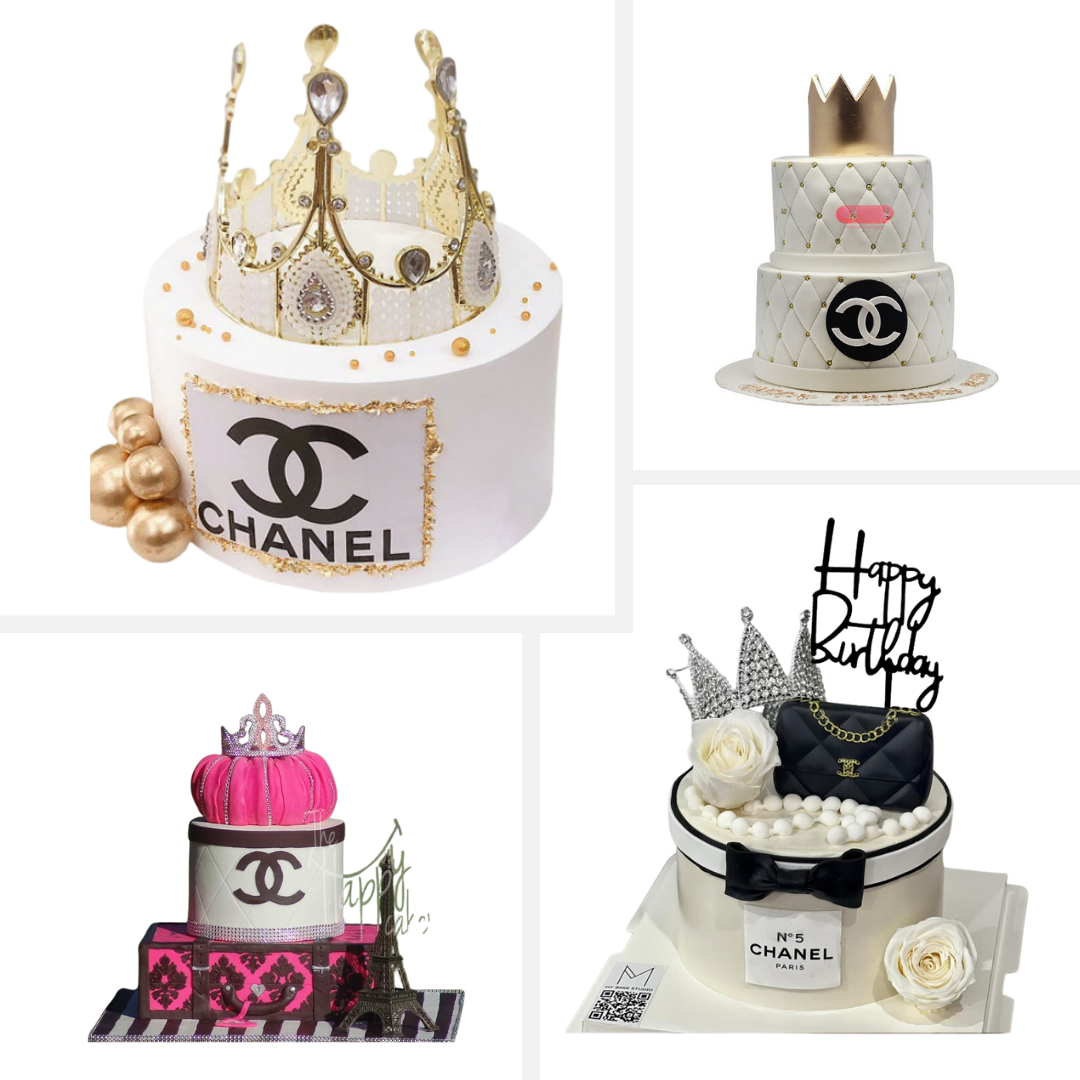 Trendy Chanel Cakes: Runway-Inspired Dessert Delights Crown Cake