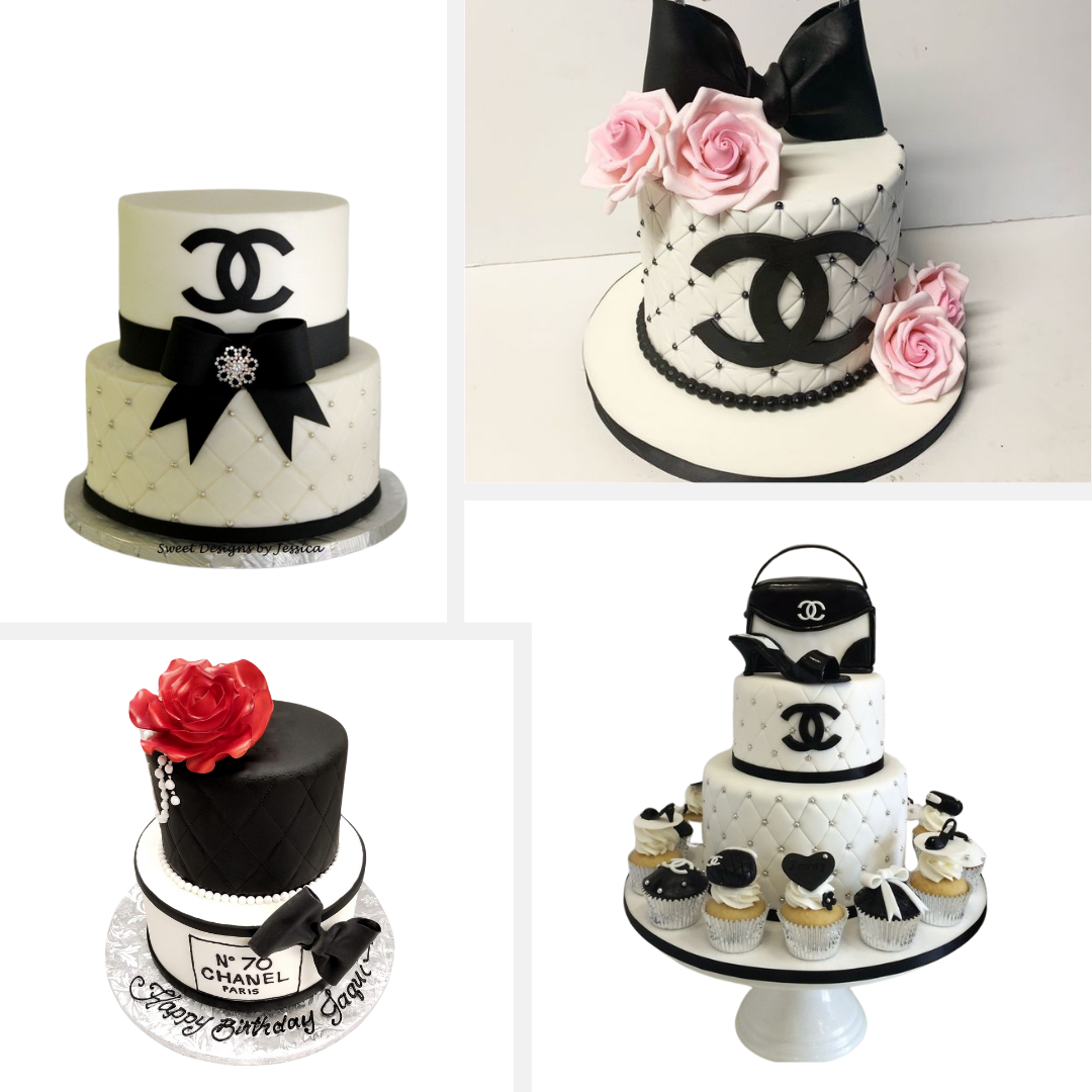 Trendy Chanel Cakes: Dessert Delits Royal Palace ispirato alla passerella Torta ispirata alla Royal Palace