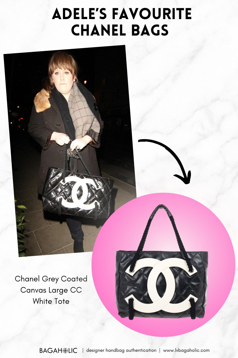 100 Celebs and Their Favorite Chanel Bags beyonce chanel boy bag celebs Part1  Adele Classic Flap bag