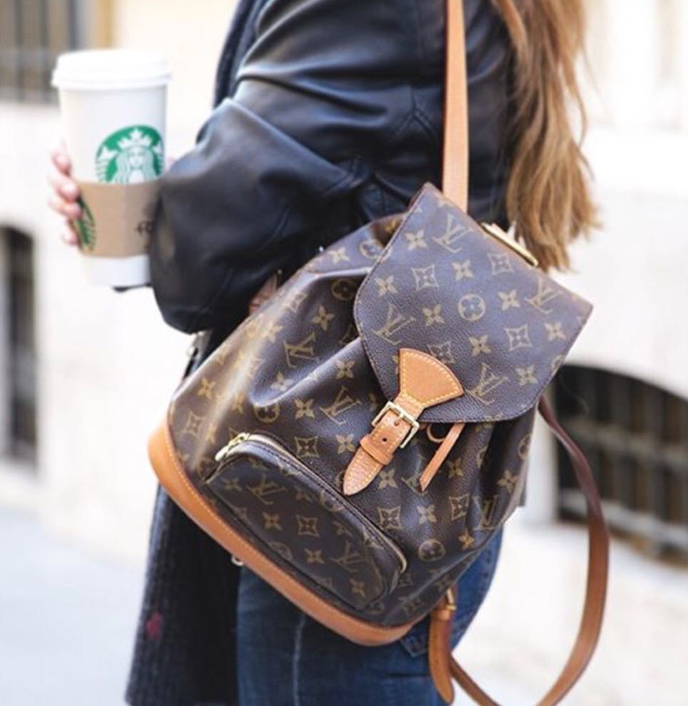 Louis Vuitton Montsouris Backpack – greens are good for you