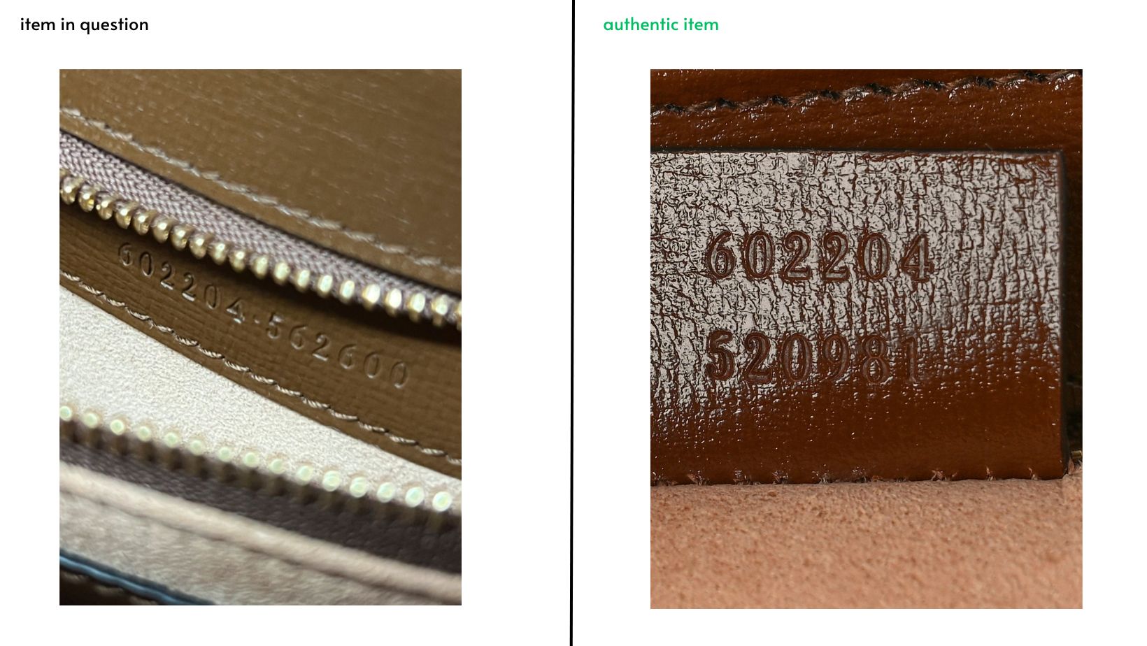authenticating gucci horsebit bag serial number