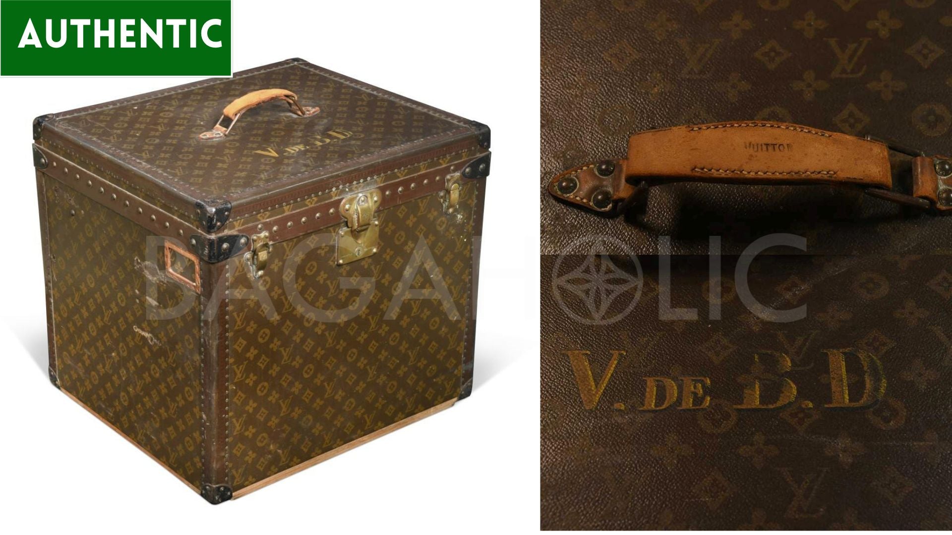 Autenticazione di borse vintage di Louis Vuitton degli anni '30