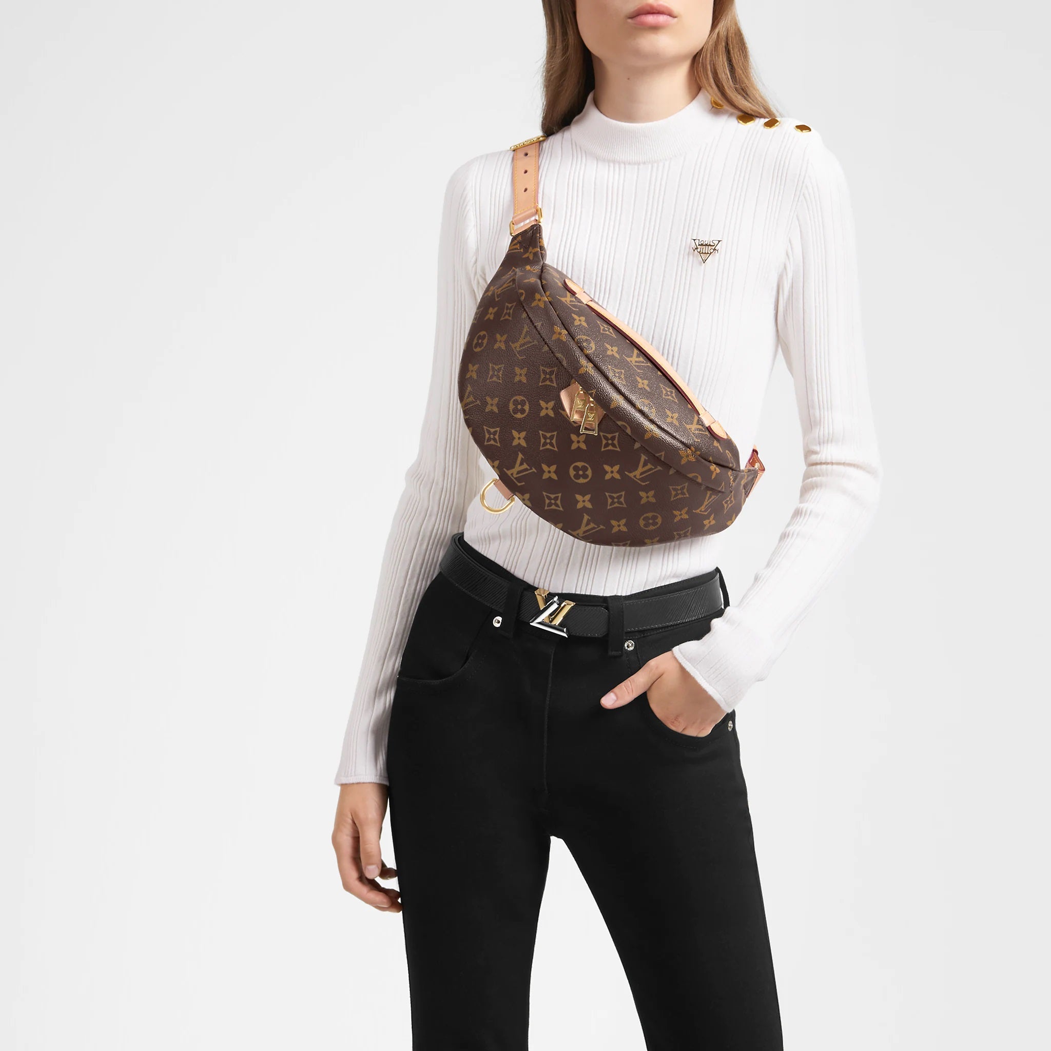 Where Are Popular Louis Vuitton Handbags The Cheapest? Louis Vuitton Monogram Bumbag