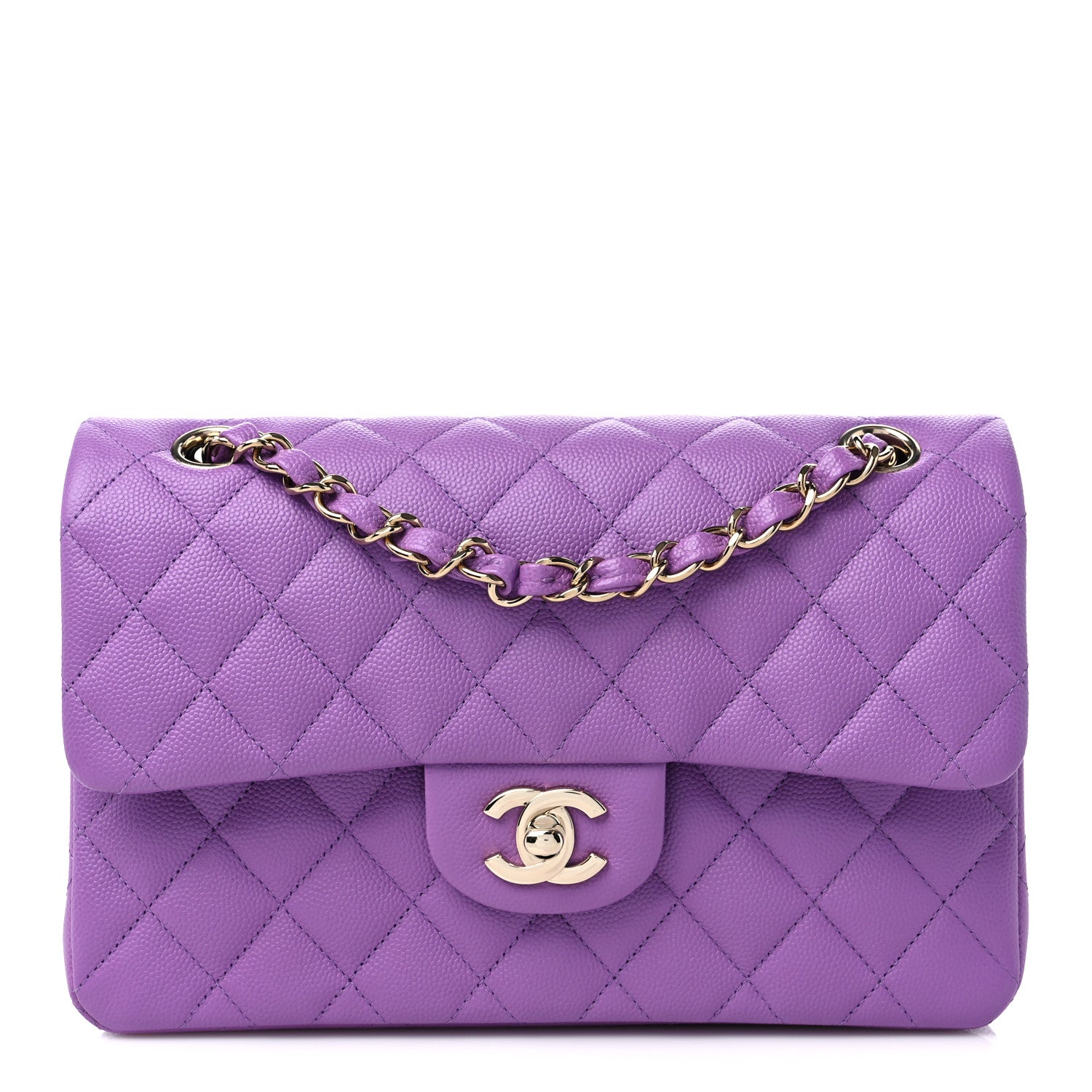 chanel caviar vs lambskin classic flap small