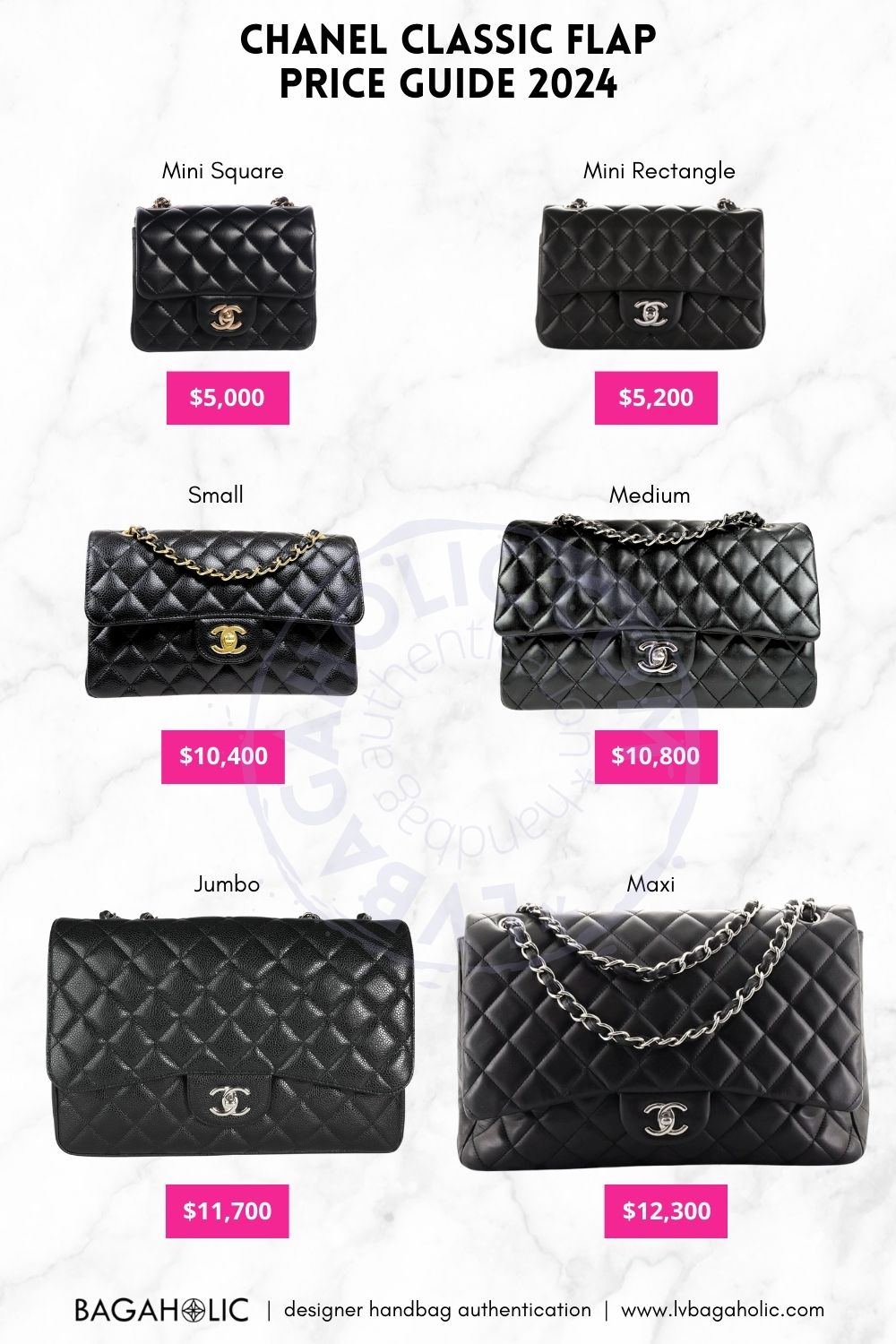 how much are chanel bags in the us in 2024-2025