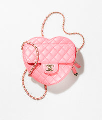 chanel heart bag