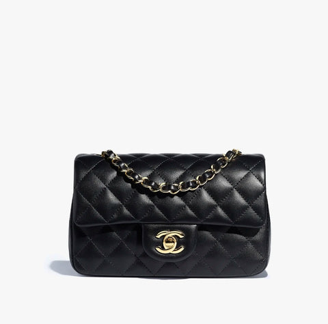 Lista de precios de bolsa de chanel clásica Chanel mini negro