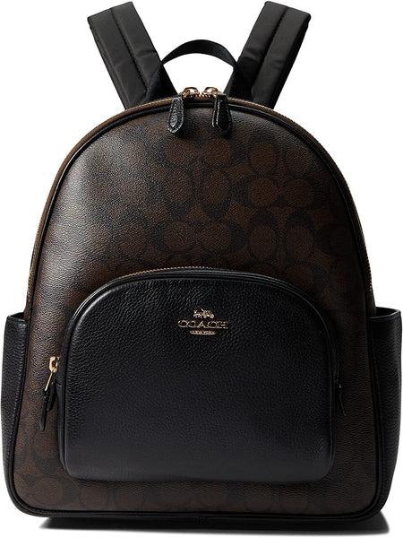 coach signature canvas backpack