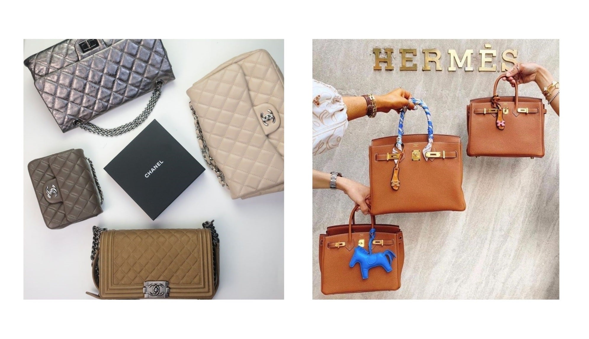 Hermès, Chanel and Louis Vuitton Handbags Soon Available to Buy… on ?