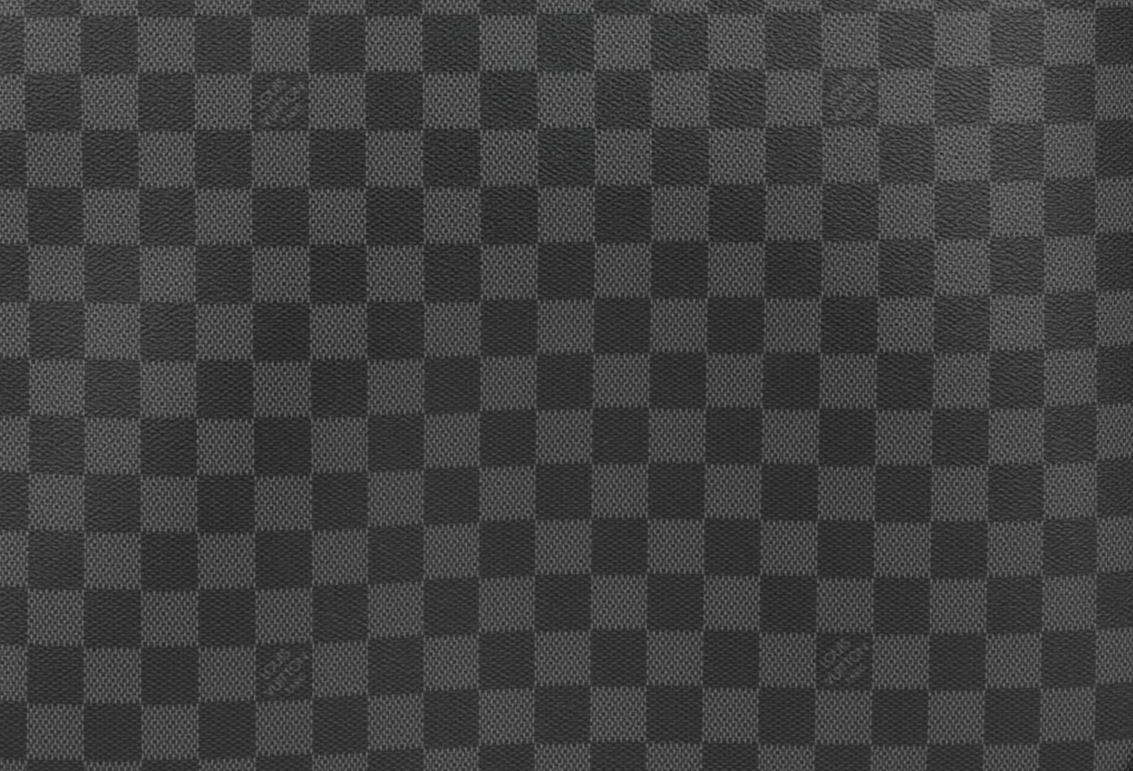 damier graphite canvas grey checkered print