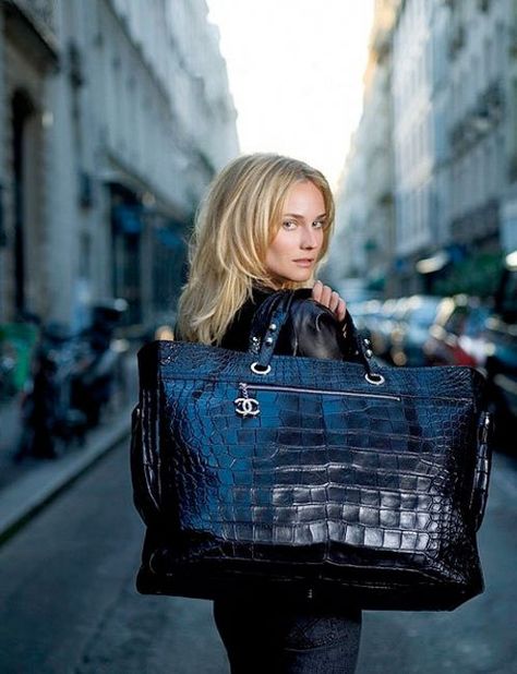 Chanel Paris Biarritz Large Tote Bag (Black) 