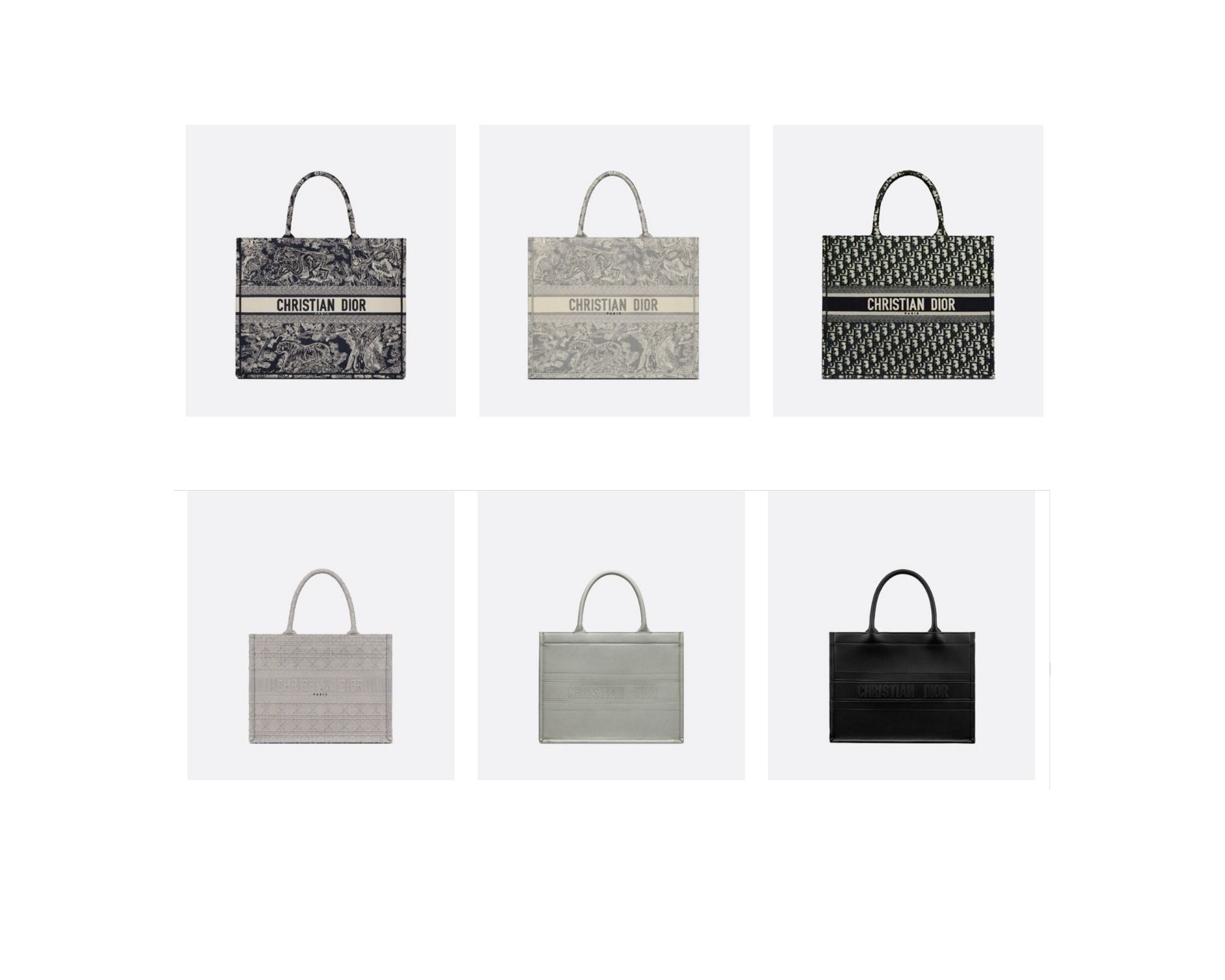 The Size Guide: Dior Book Tote - The Vault