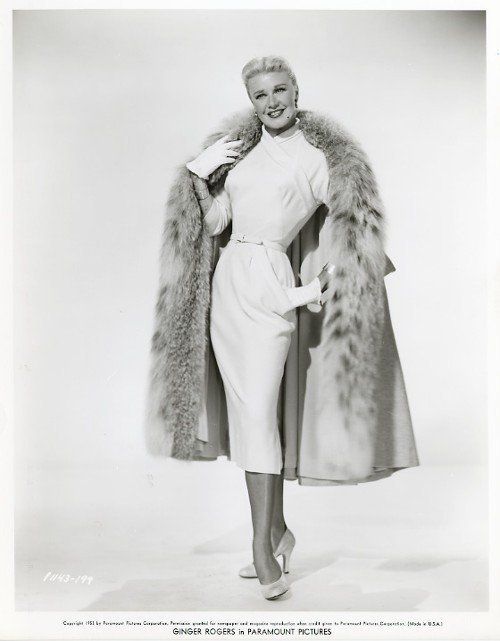 ginger rogers 1950s outfit