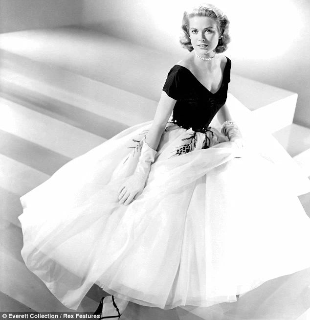 grace-kelly-1954 actress chanel dress