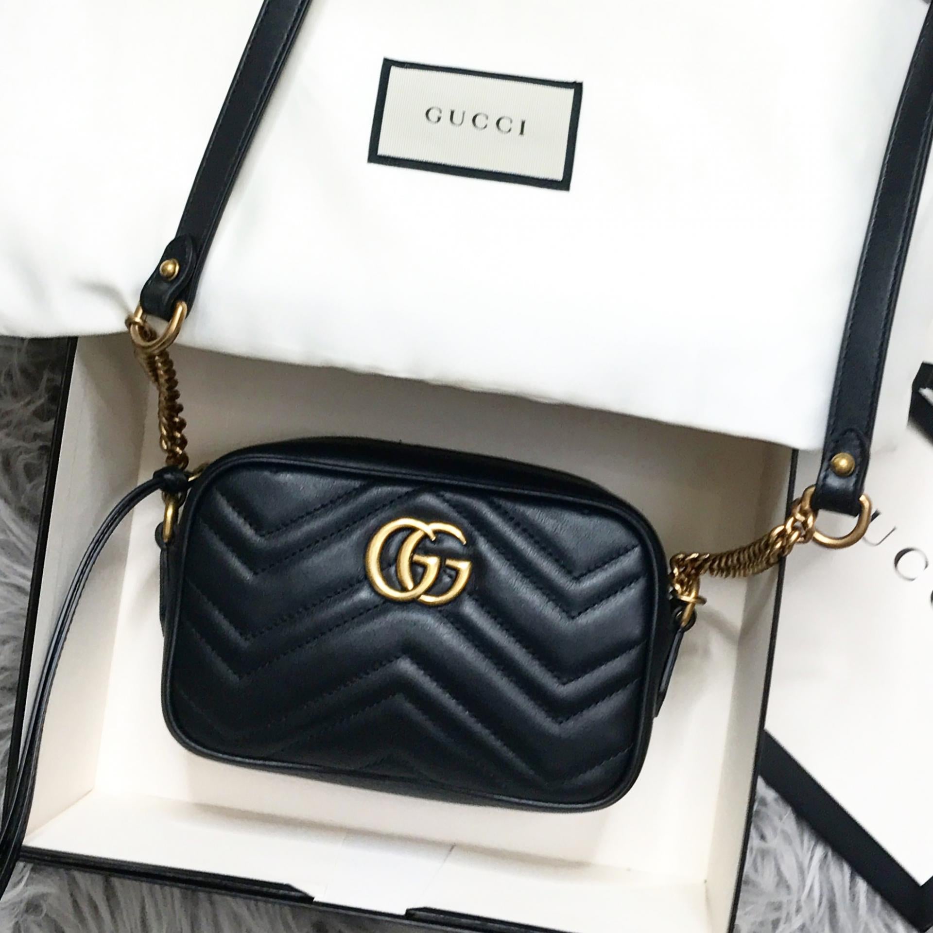 ¿Qué bolso de Gucci comprar: Gucci Soho vs Gucci Marmont Gucci Marmont Black