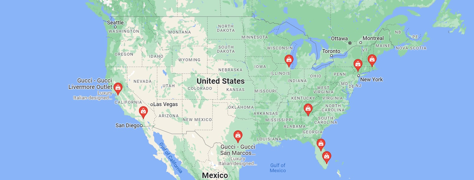 gucci outlet locations in the usa