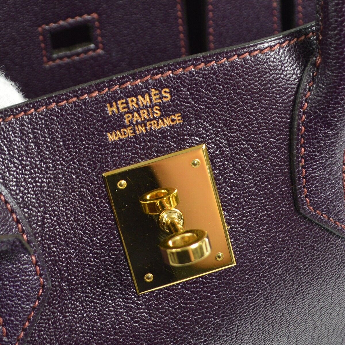 birkin hermès en cuir de chèvre de chèvre