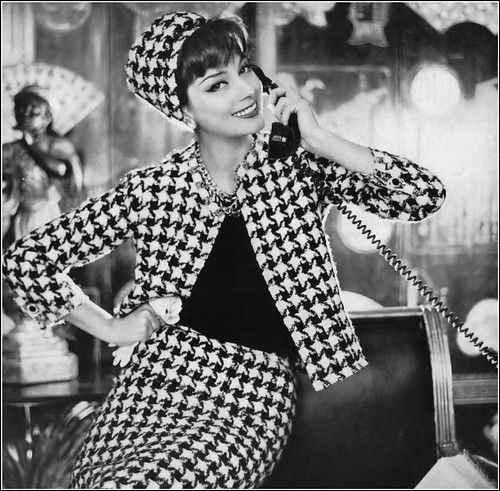 houndstooth pattern coco chanel