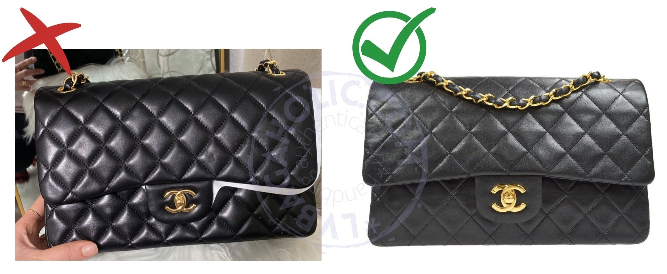 Authenticating Chanel Bags: Real vs Fake Examples [20 Pictures