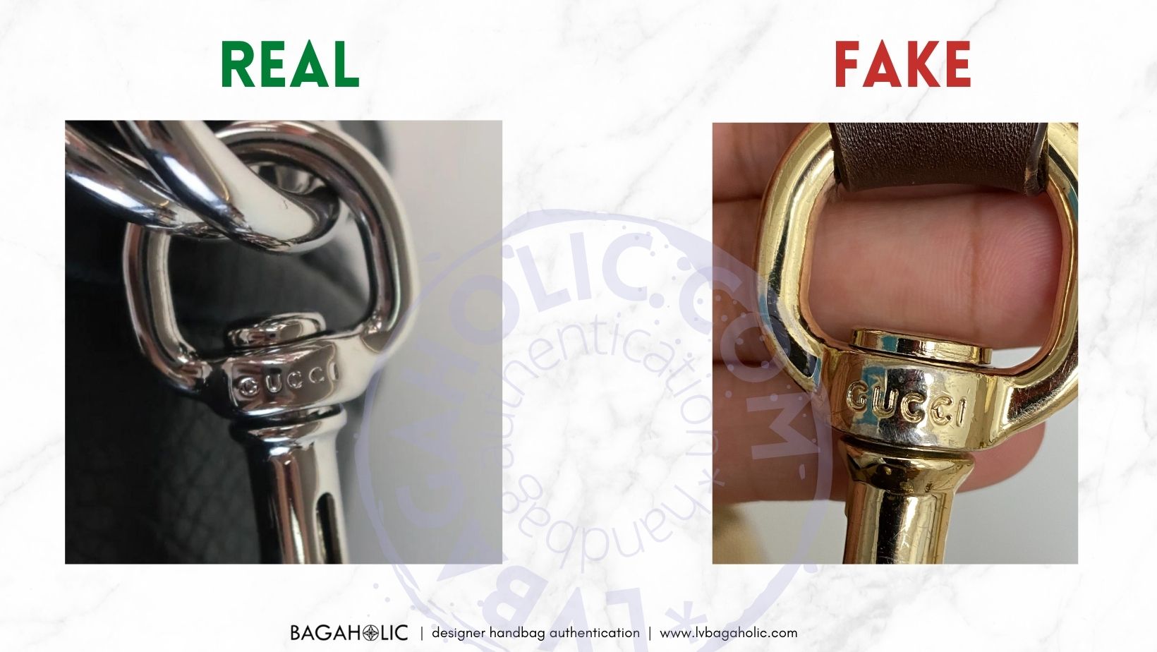 how to spot a gucci fake hardware real vs fake