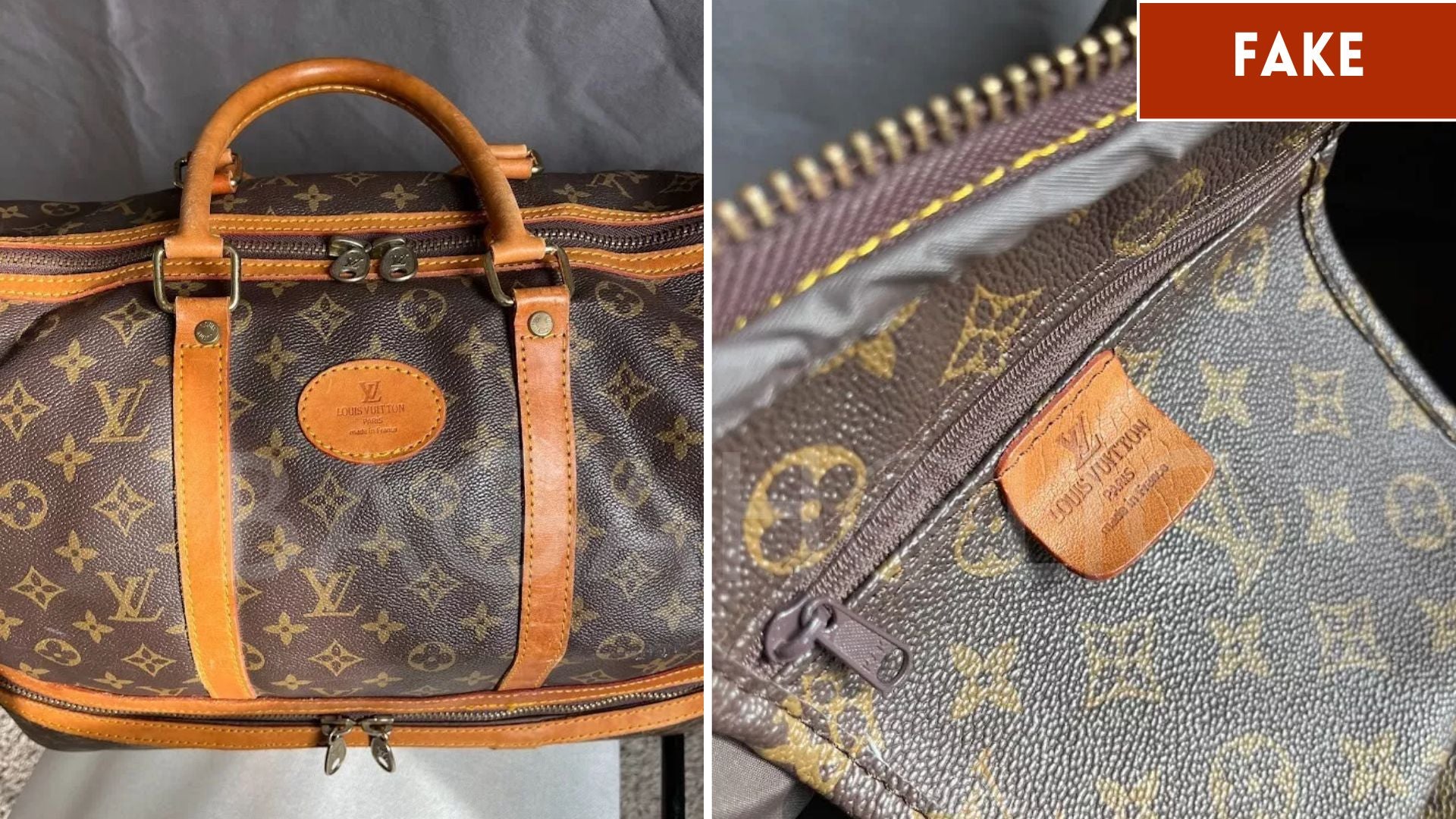 how to tell if a vintage louis vuitton bag is real - fake