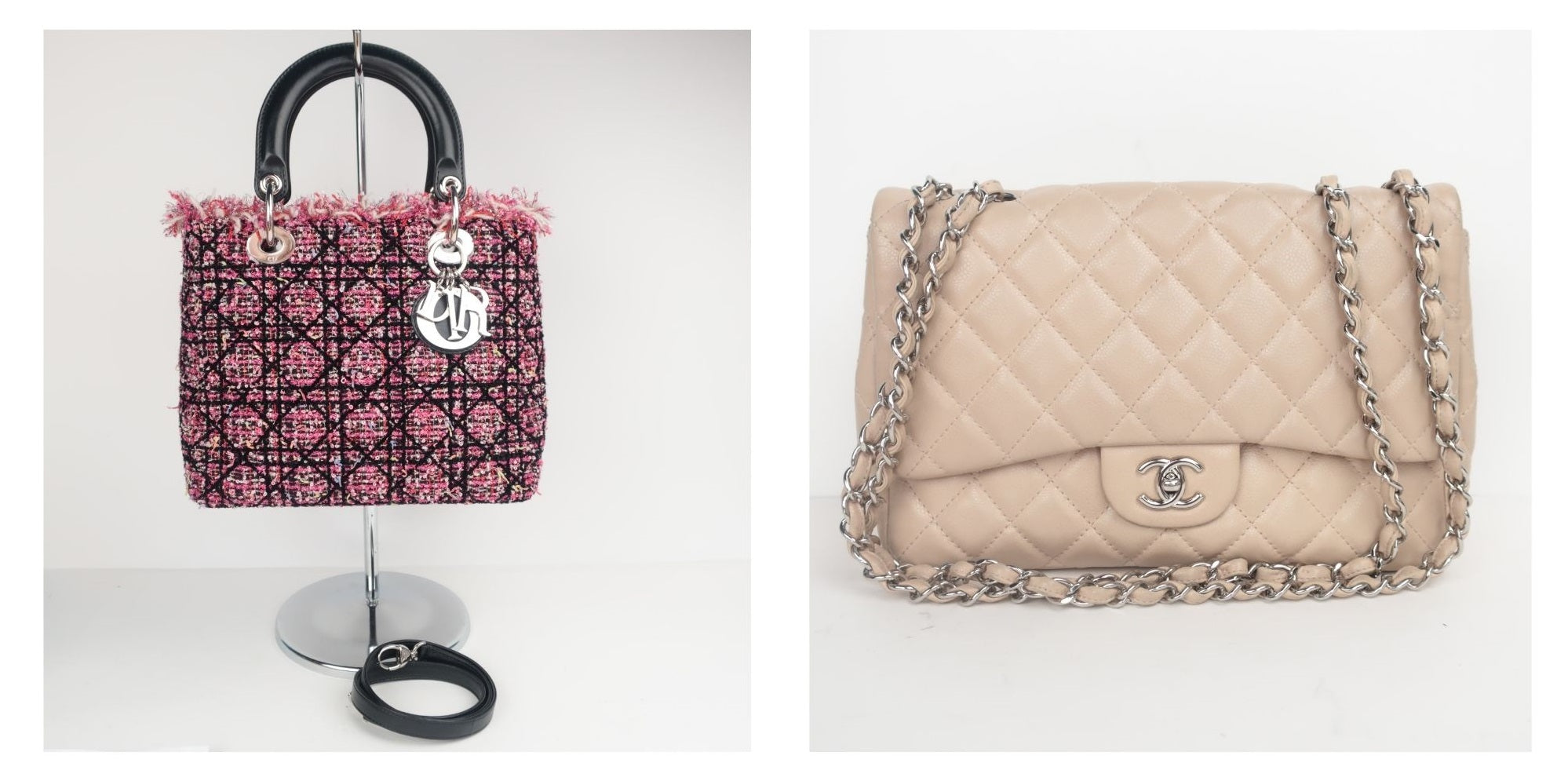 dior vs chanel bag