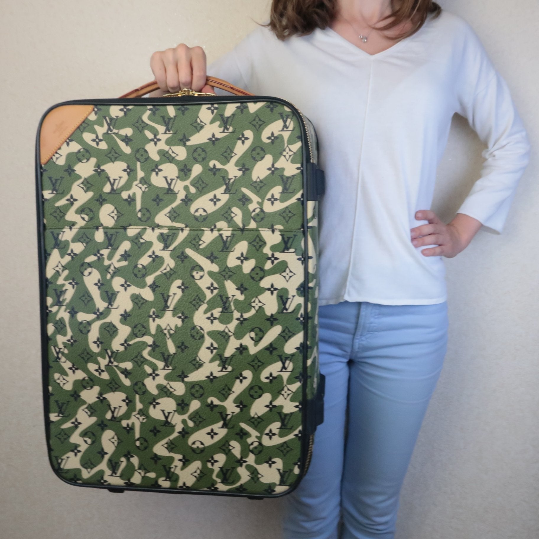 louis vuitton monogramouflage camo pegase suitcase buy
