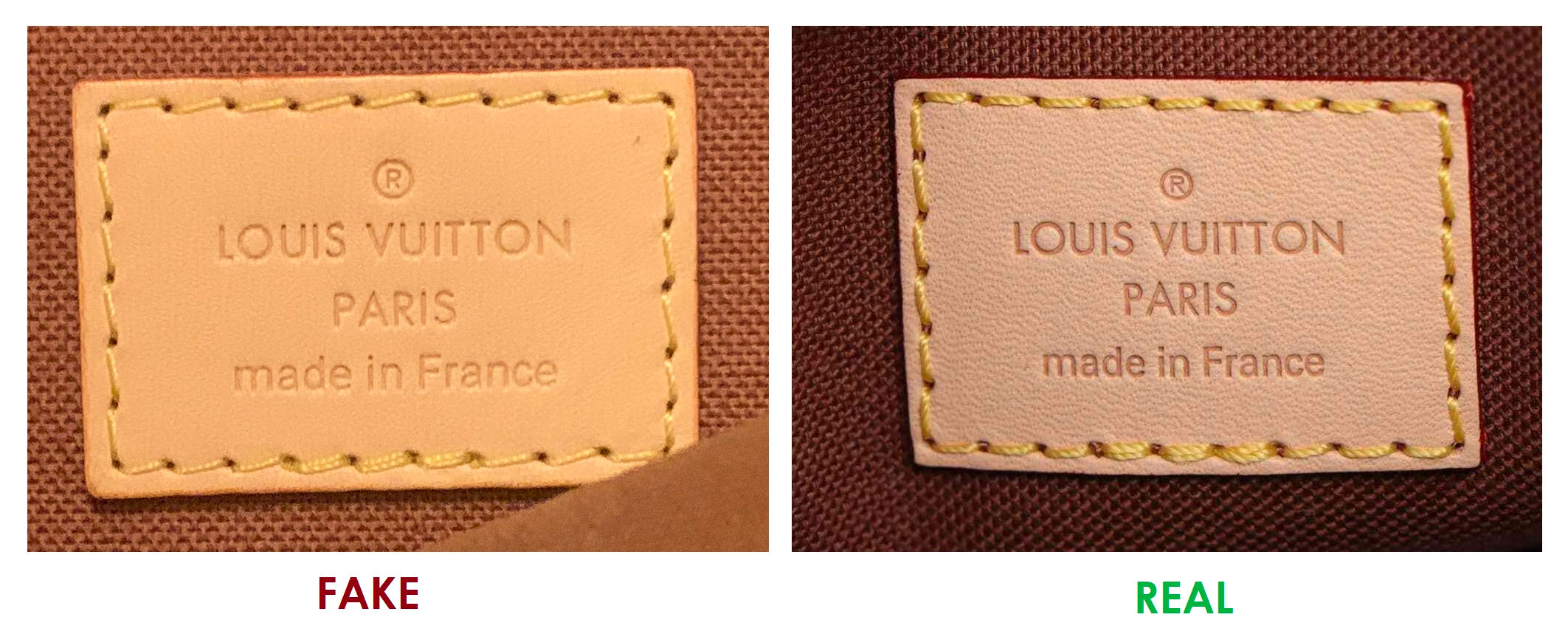 Louis Vuitton Multi Pochette Fake vs Real How To To Shoul Stamp