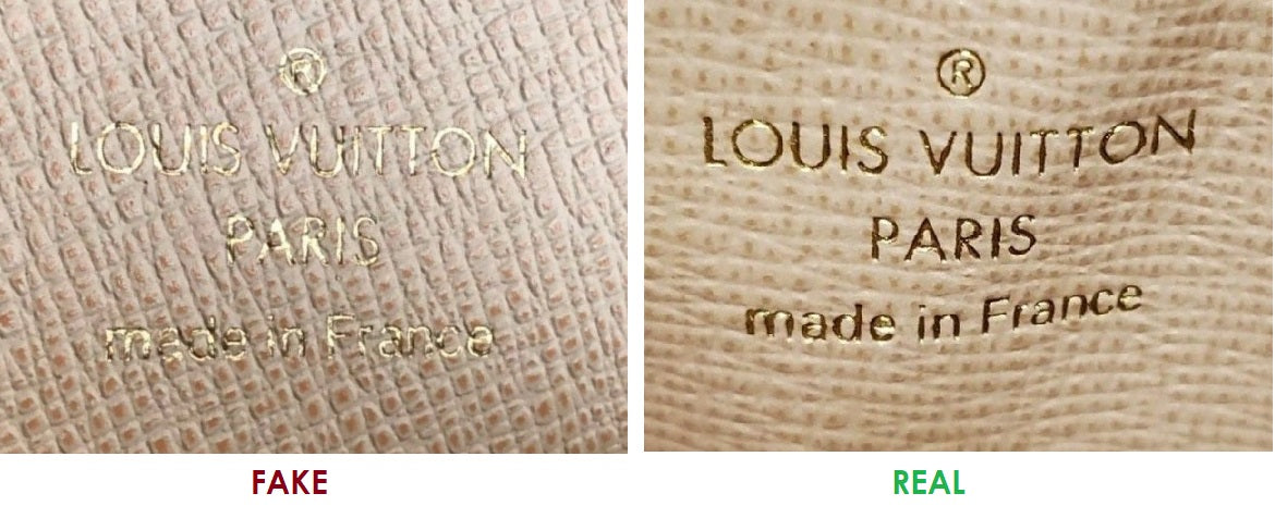 Louis Vuitton Multi Pochette falso vs real cómo contar el bolso de monedas redonda en el interior