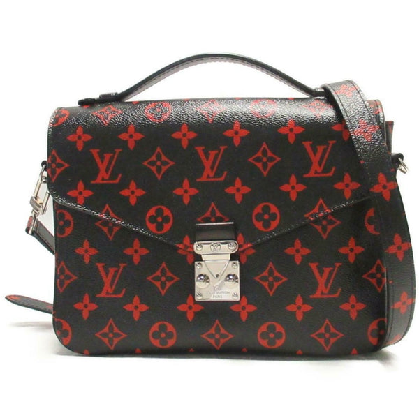 louis vuitton pochette metis infrarouge black and red limited edition