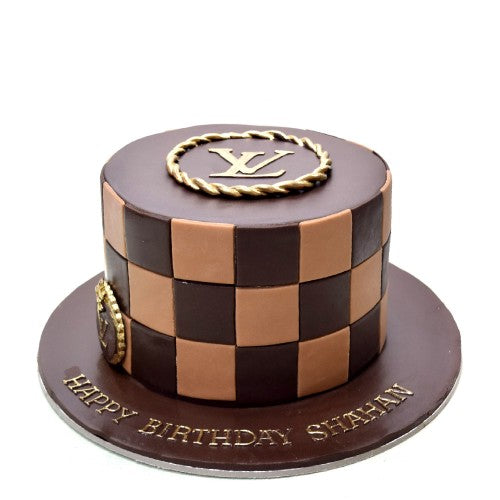 simple lv cake design