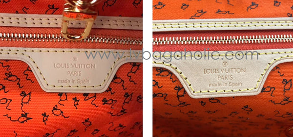 How to Tell if This Louis Vuitton Catogram Neverfull MM Is Real Or Fak