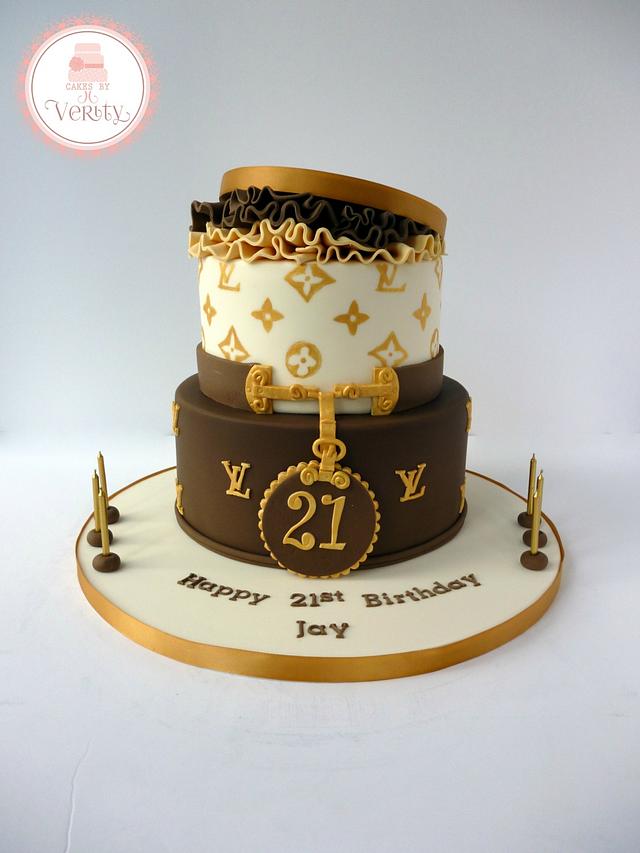 Louis Vuitton Cake, LV Cake, Cake For Her, LV Birthday Cake