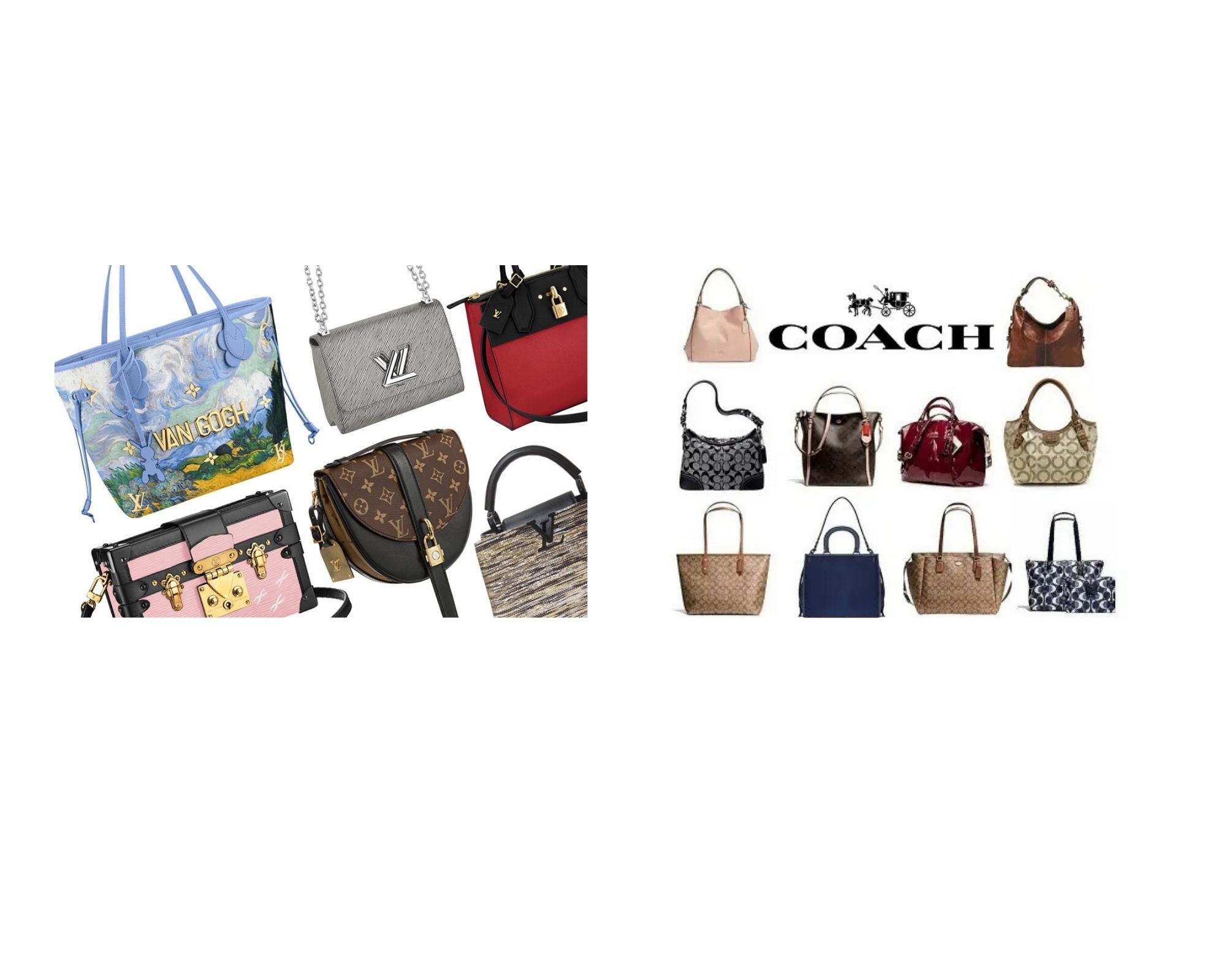 Which Brand Is Better: Louis Vuitton vs Coach range of items