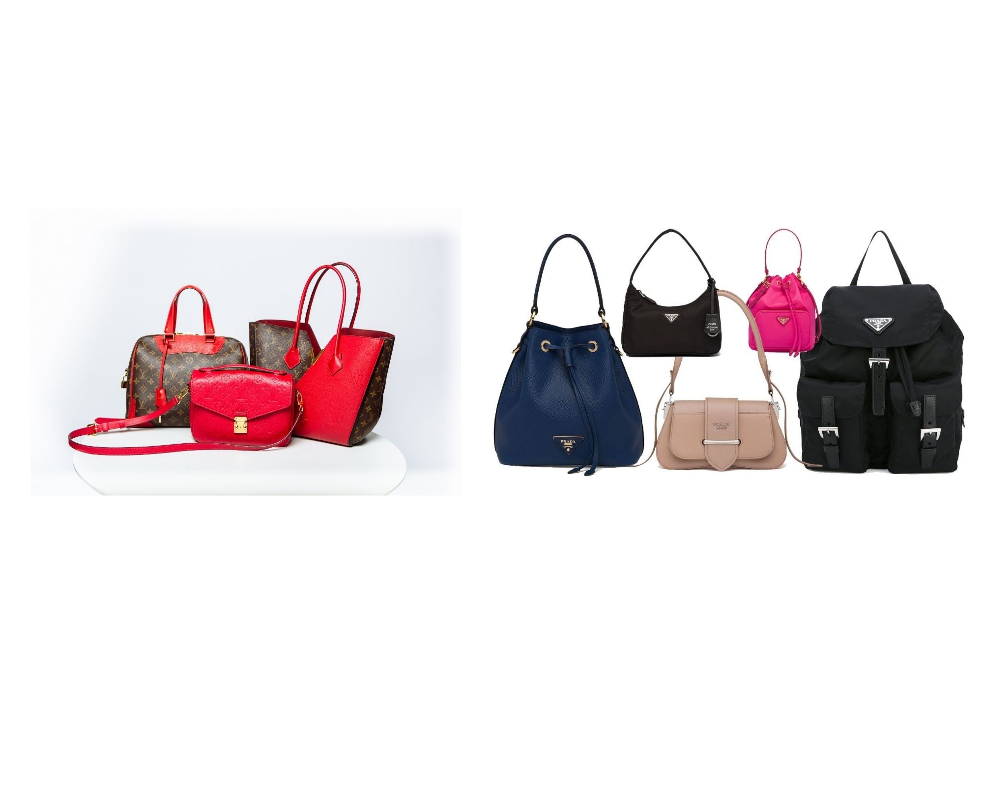 Which Brand is Better: Louis Vuitton vs Prada items