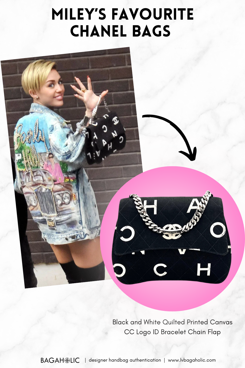 100 celebrità e le loro borse Chanel preferite Beyonce Chanel Boy Bag Celebs Part1 Miley Cyrus Chanel Borse Chain