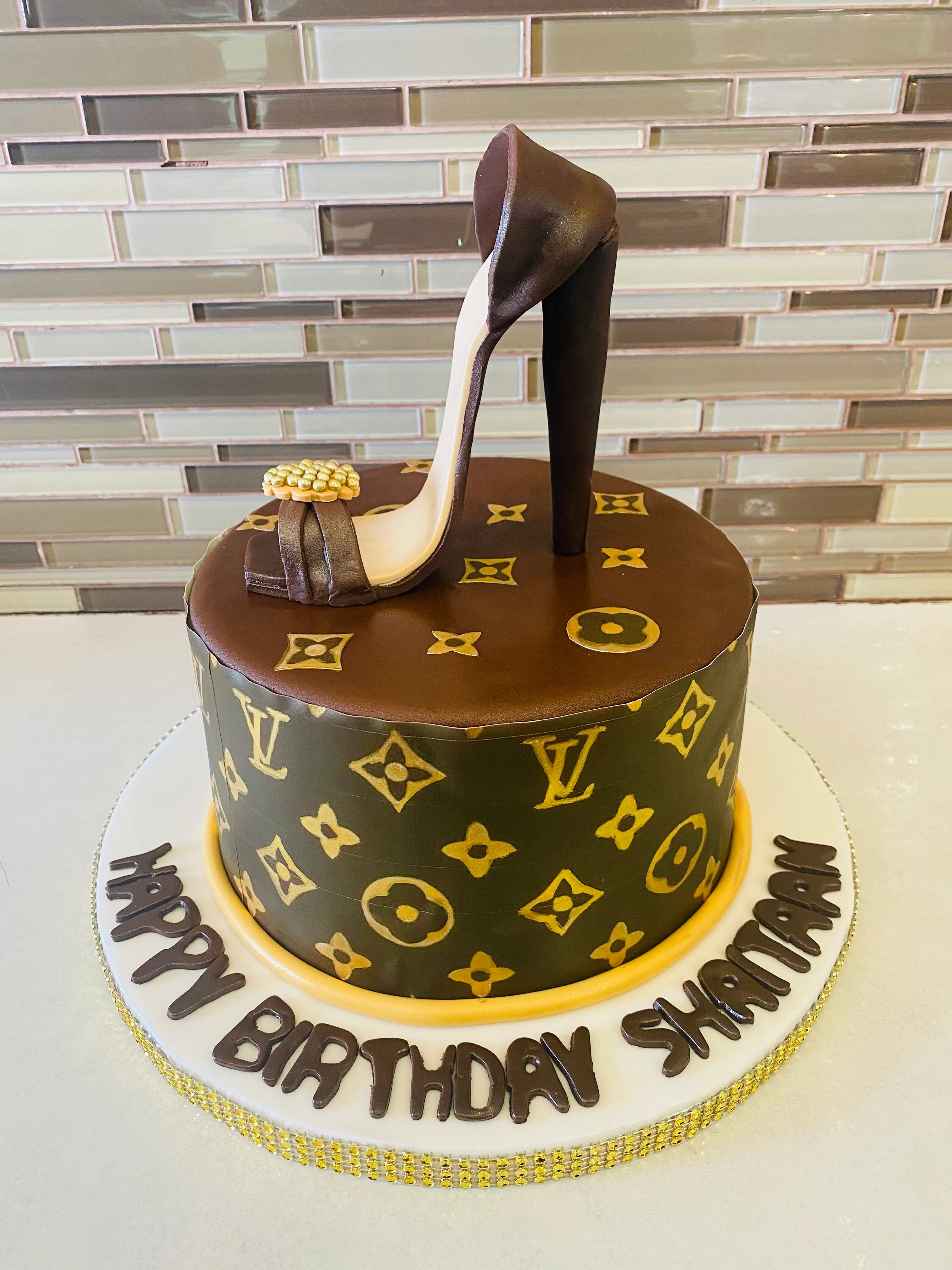 Designer Handbag and Shoe Cake