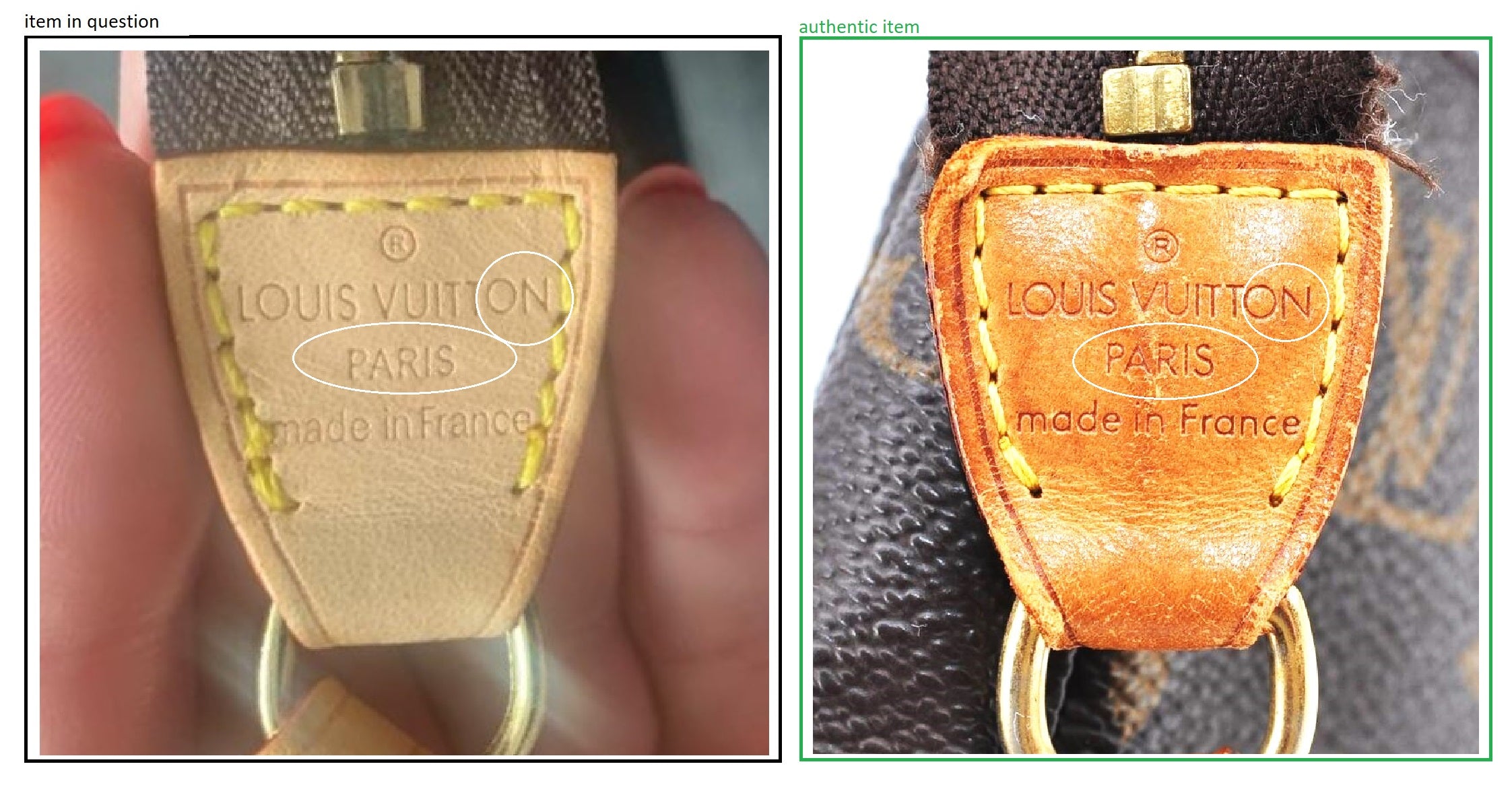 How to Spot Fake vs Real Louis Vuitton Felicie Pochette – LegitGrails