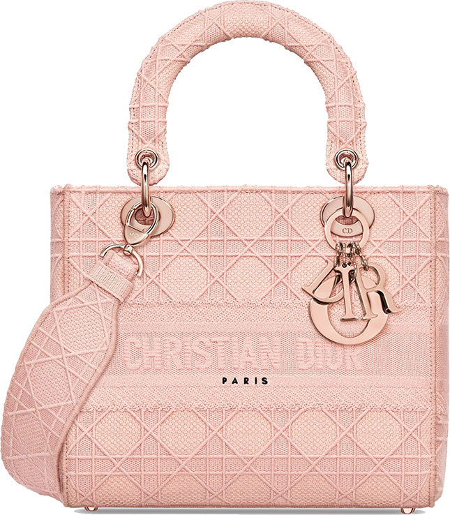 lady dior in cotton canvas