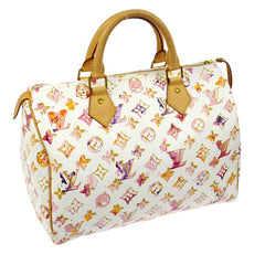 Louis Vuitton Limited Edition Richard Prince Watercolor Monogram Canvas Speedy  30