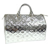 louis vuitton speedy mirroir mirror silver bag limited edition