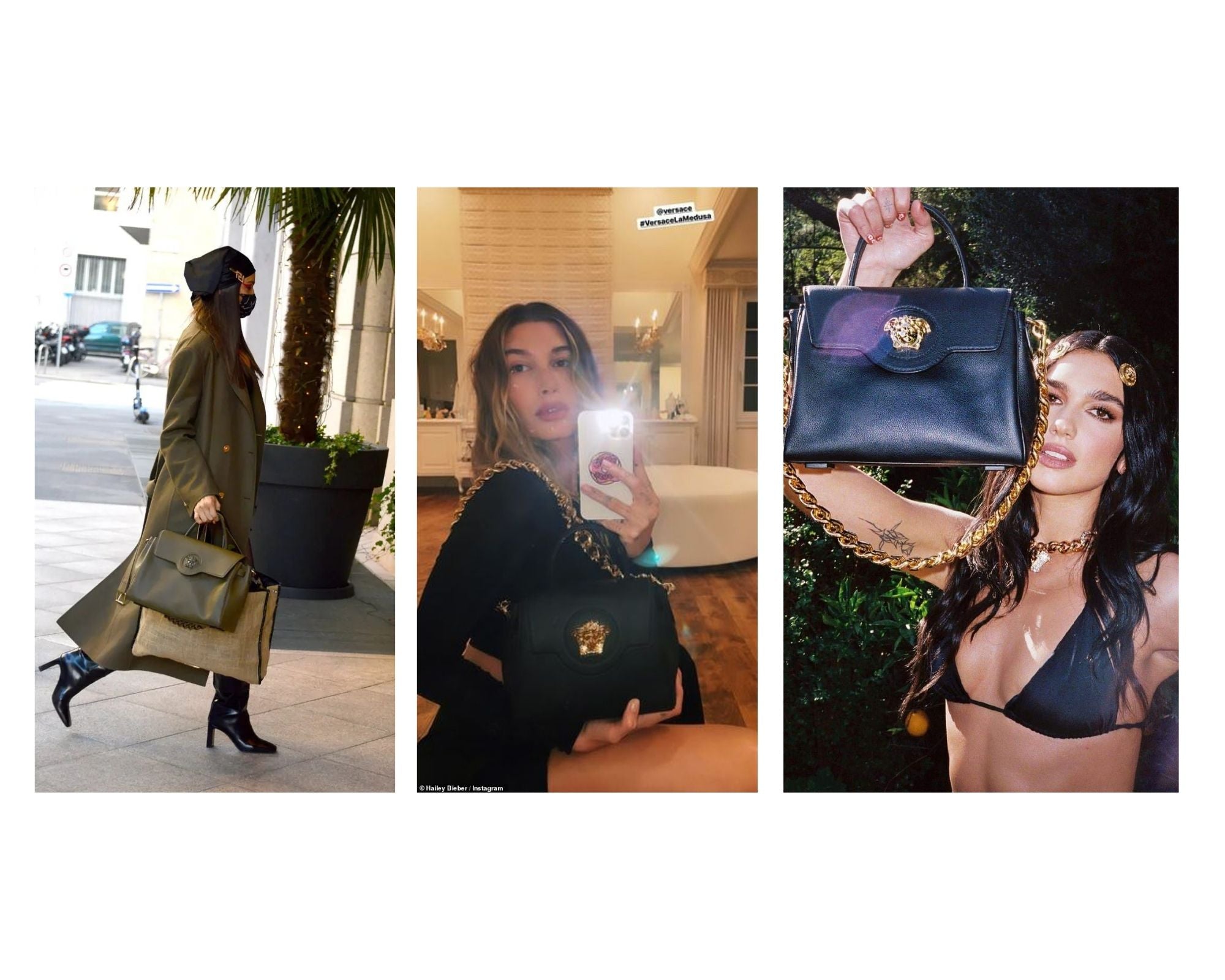 8 bolsos más populares para el verano 2021 que celebridades como Versace la Medusa