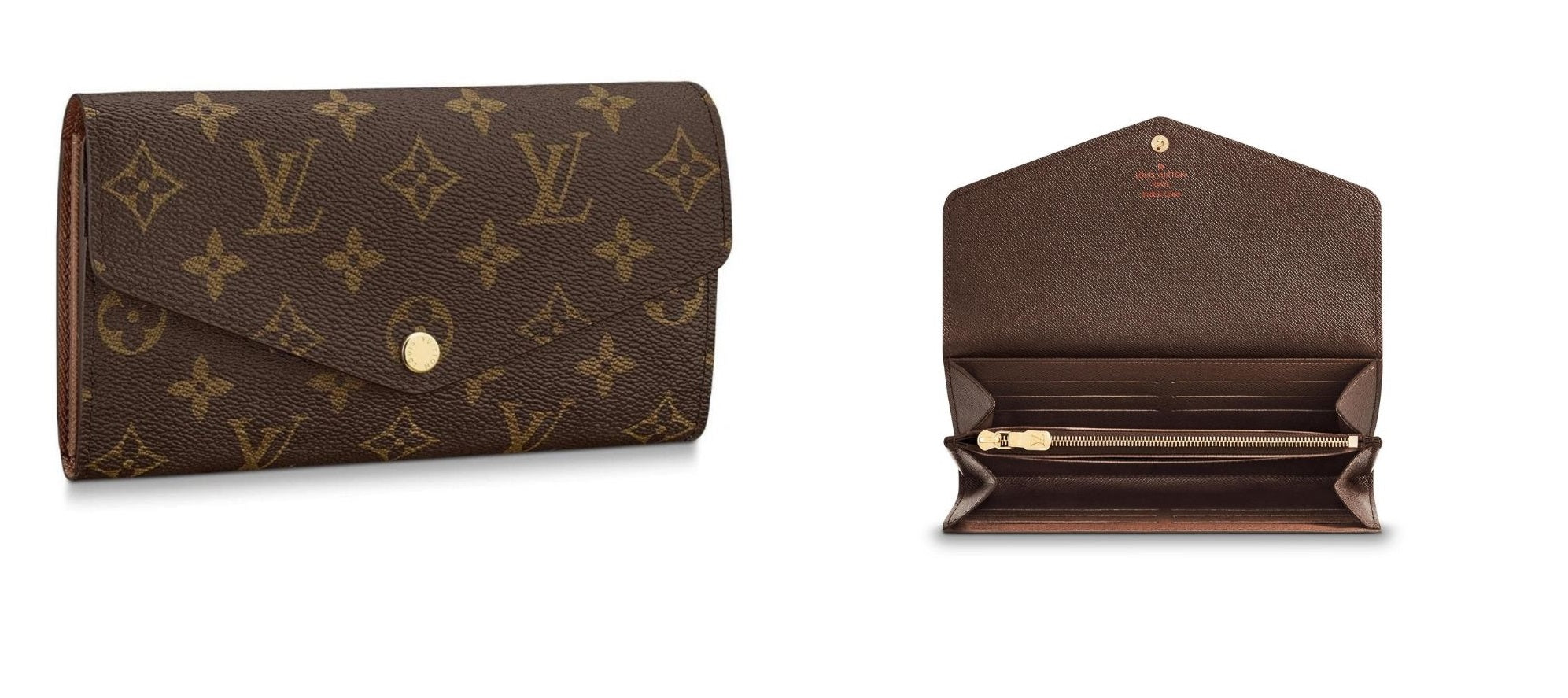 ❤️REVIEW/COMPARISON - Louis Vuitton Emilie wallet (vs Sarah wallet) 