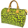louis vuitton speedy graffiti green bag limited edition