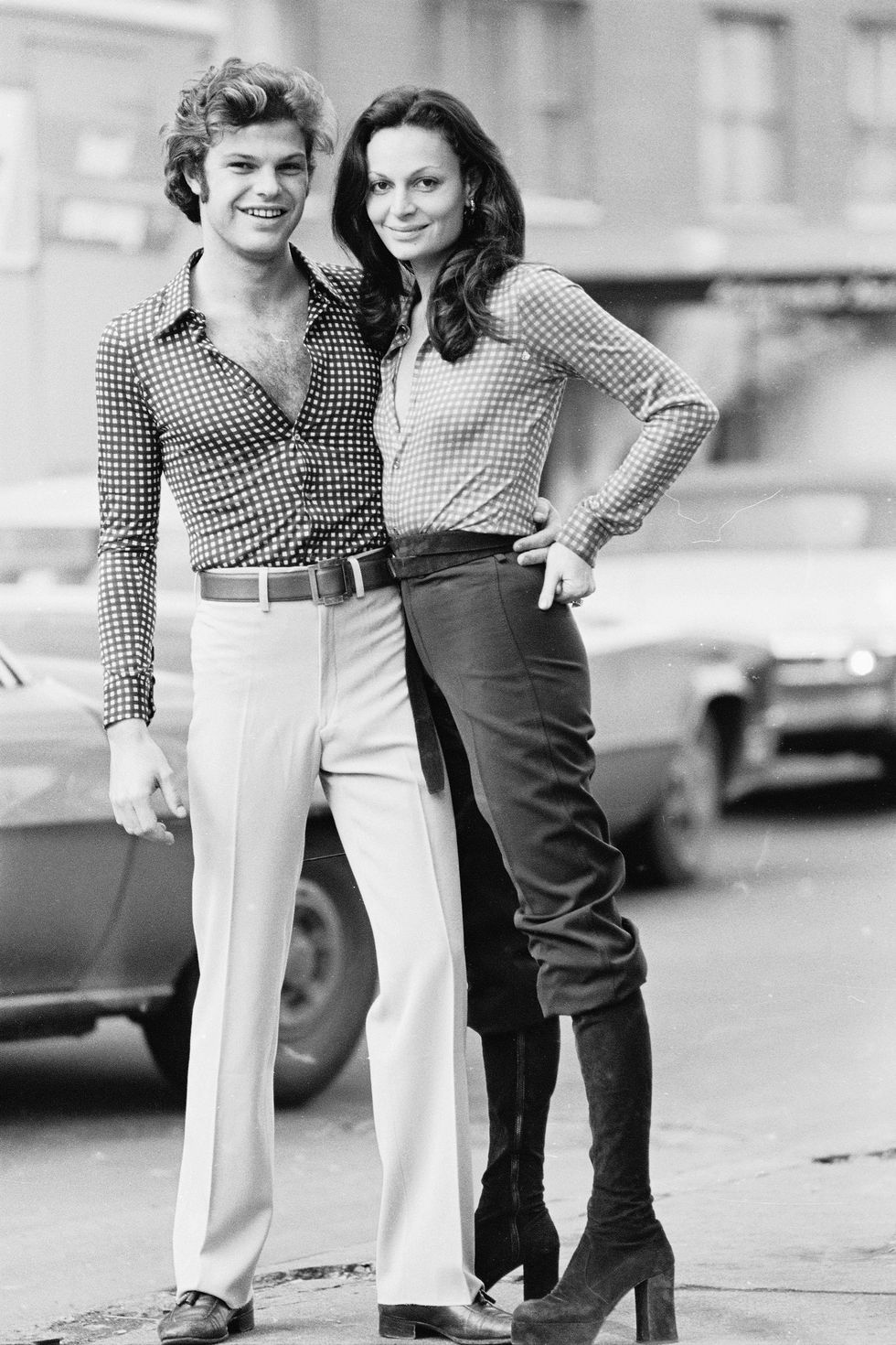 Fashion's Fashion of the 70s Ideas Diane von Furstenberg con su esposo